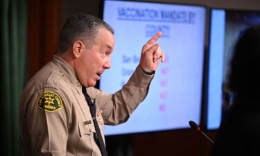 Los Angeles County Sheriff Alex Villanueva warned on November 2 of a possible public safety threat due to a "mass exodus" of deputies from the department and blamed the county's vaccine mandate.