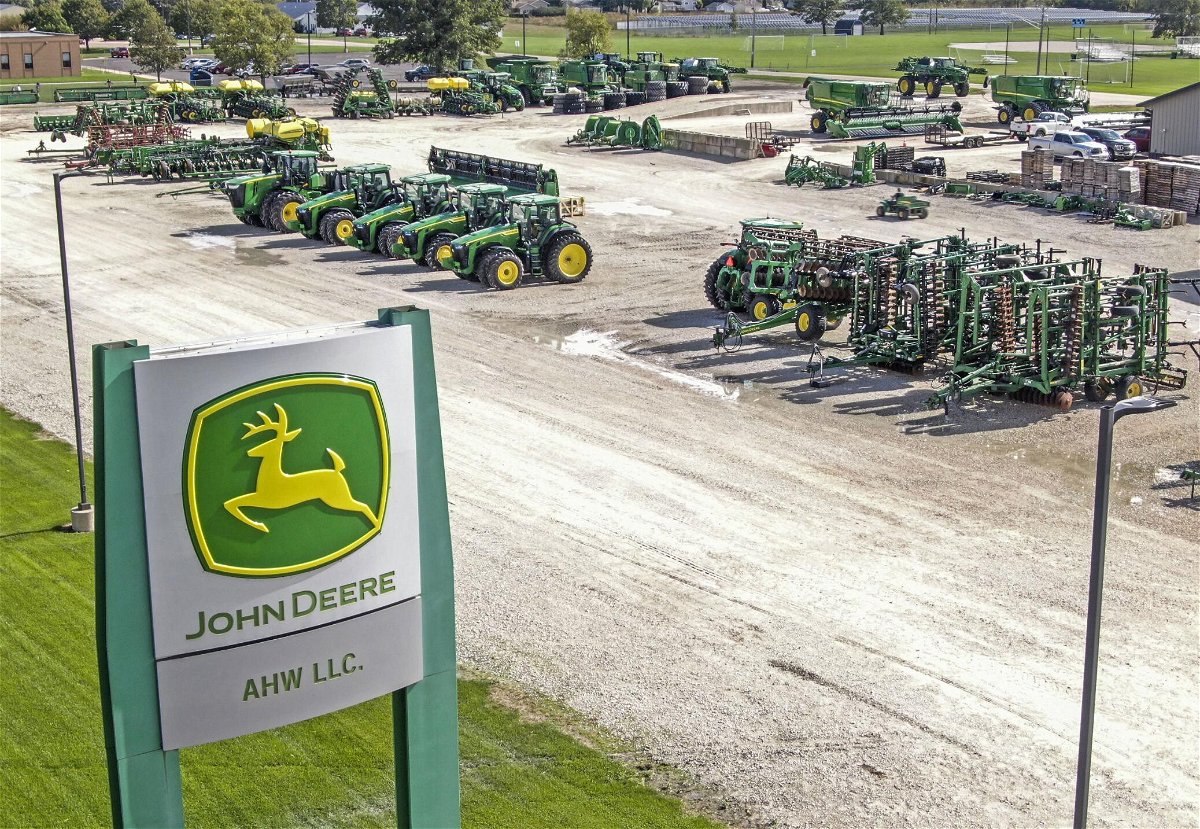 <i>Tannen Maury/EPA-EFE/Shutterstock</i><br/>John Deere posted record annual income Wednesday despite the recently concluded five-week worker strike