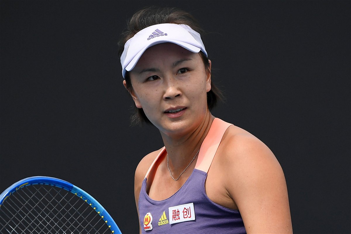 <i>Andy Brownbill/AP</i><br/>China's Peng Shuai during her first round singles match at the Australian Open tennis championship in Melbourne
