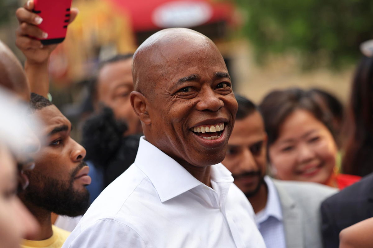 <i>Michael M. Santiago/Getty Images</i><br/>Democrat Eric Adams has been elected the 110th mayor of New York City