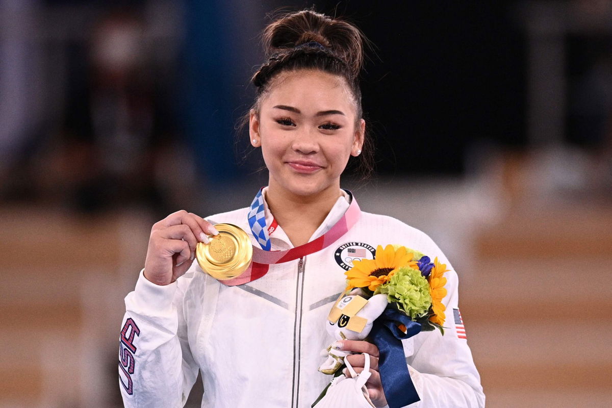<i>Martin Bureau/AFP/Getty Images</i><br/>American gymnast Suni Lee