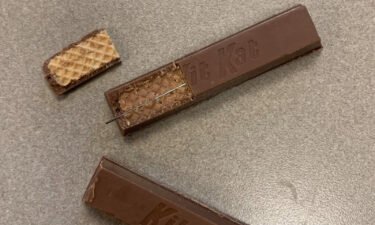 Police in Ohio say they're disturbed after two sewing needles were found in Halloween candy.