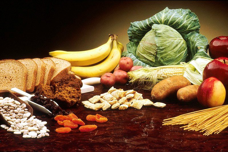 Fruit, vegetables and grains are good sources of dietary fiber