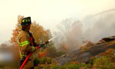 Many firefighters with the Lake Lure Volunteer Fire Department pulled double duty Wednesday
