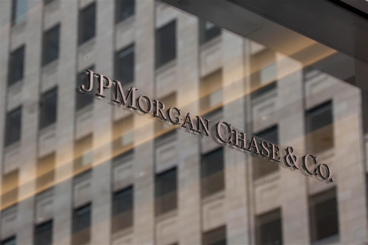 <i>Michael Nagle/Bloomberg/Getty Images</i><br/>JPMorgan Chase & Co. signage outside the headquarters in New York