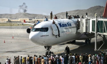 Thousands of people crowded Kabul's airport in an effort to leave Afghanistan after the Taliban seized power.