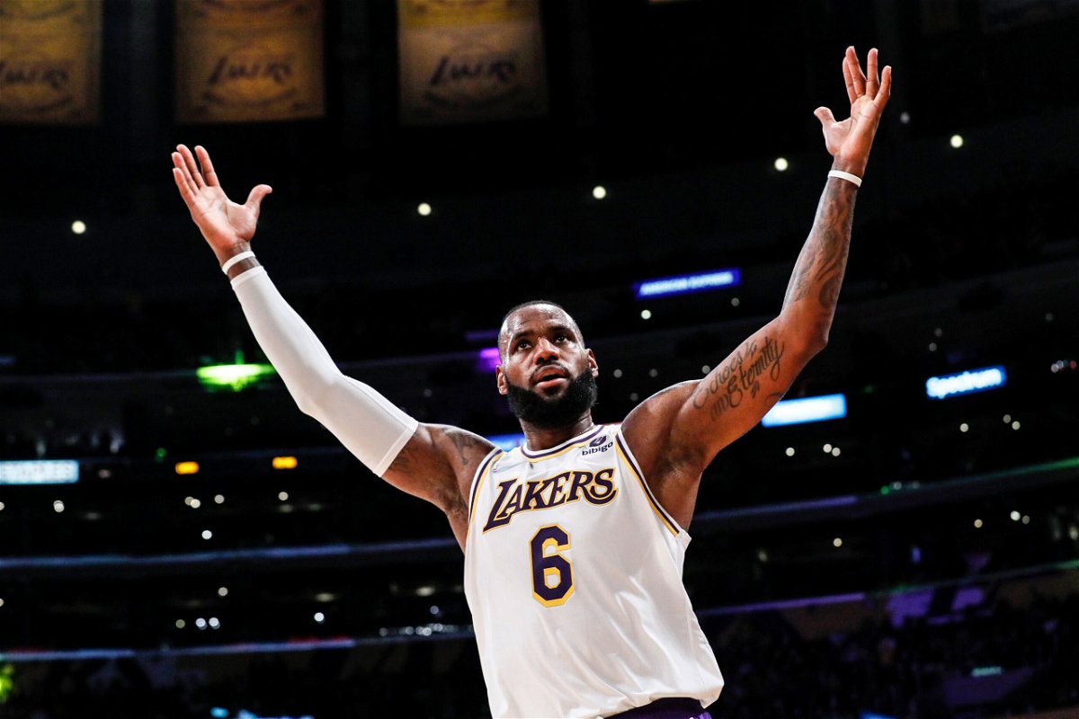 <i>Robert Gauthier/Los Angeles Times/Getty Images</i><br/>Los Angeles Lakers' LeBron James