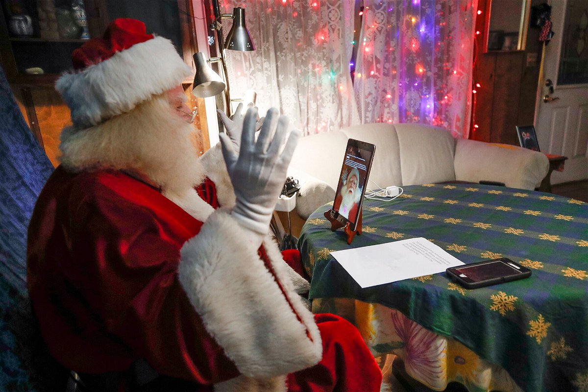 <i>Kamil Krzaczynski/AFP/Getty Images</i><br/>While some Santa Clauses head back to malls for in-person visits this year
