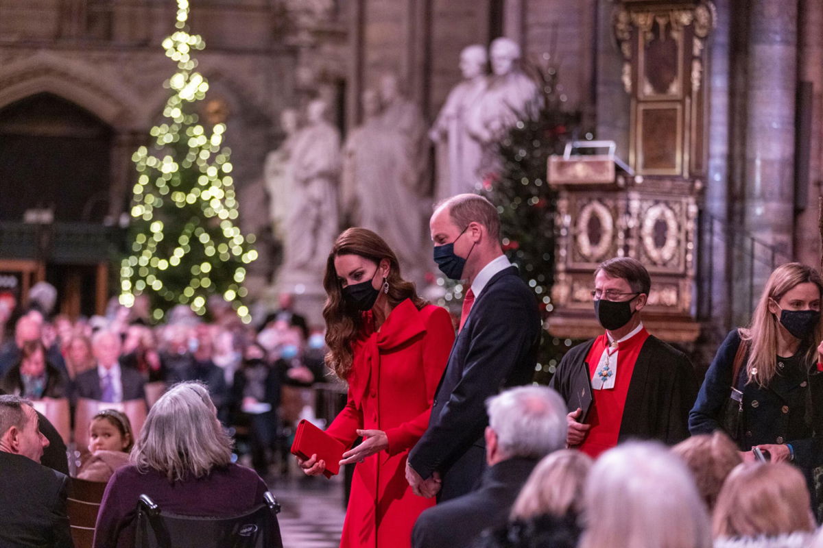 <i>Heathcliff O'Malley/WPA Pool/Getty Images</i><br/>The Duke and Duchess of Cambridge attend the 
