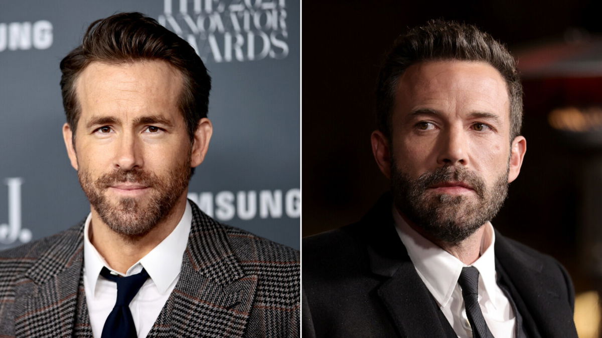 <i>Getty Images</i><br/>Ryan Reynolds (left) says he repeatedly is mistaken for Ben Affleck at a New York pizza place but he is fine with it.