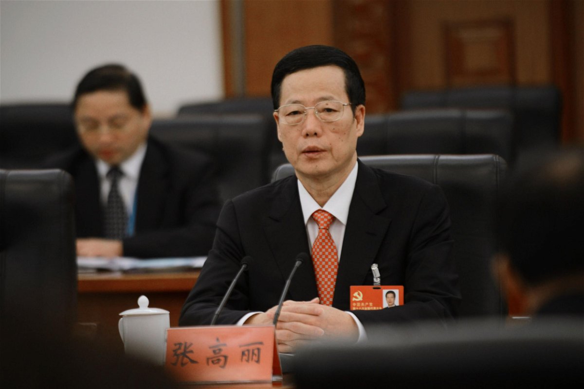<i>Wang Zhao/AFP/Getty Images</i><br/>Former Chinese Vice Premier Zhang Gaoli