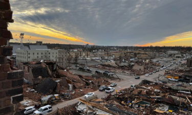 Mayfield resident Shawn Triplett described the town as 'just leveled'