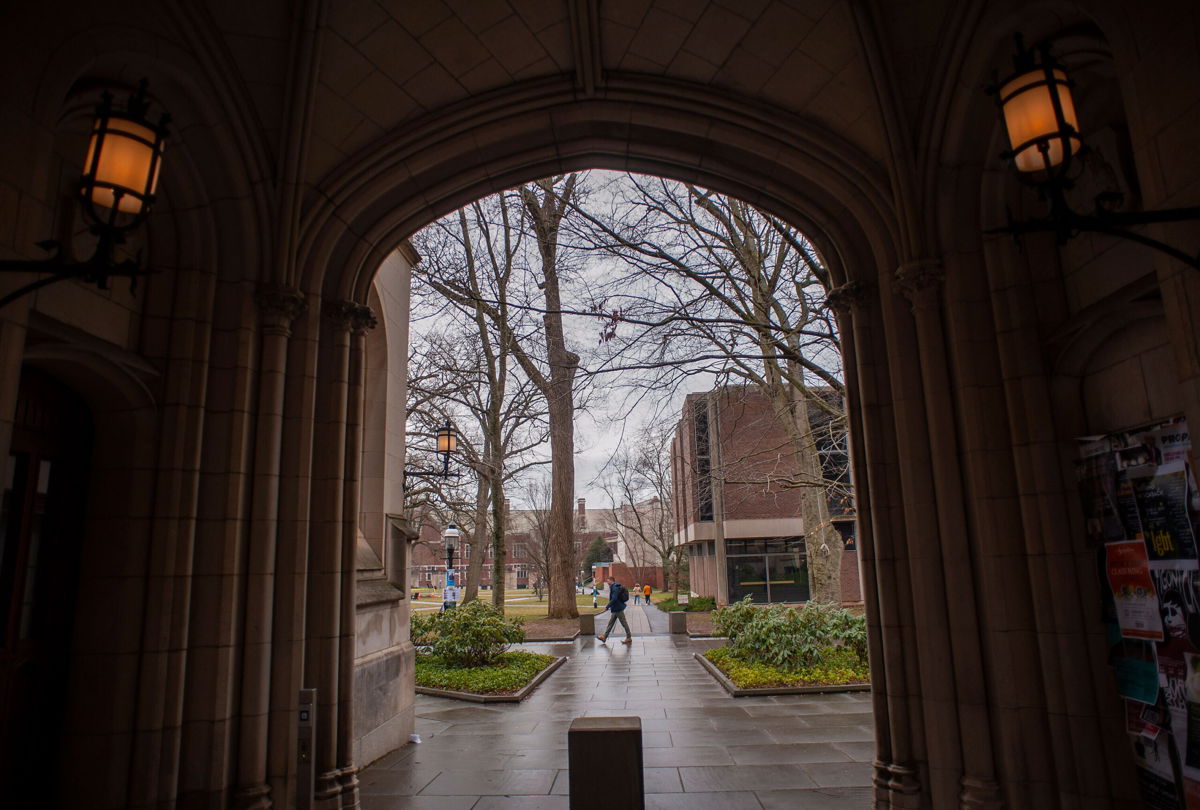 <i>William Thomas Cain/Getty Images</i><br/>Princeton University announced Wednesday it is shifting undergraduate final exams to a remote format.