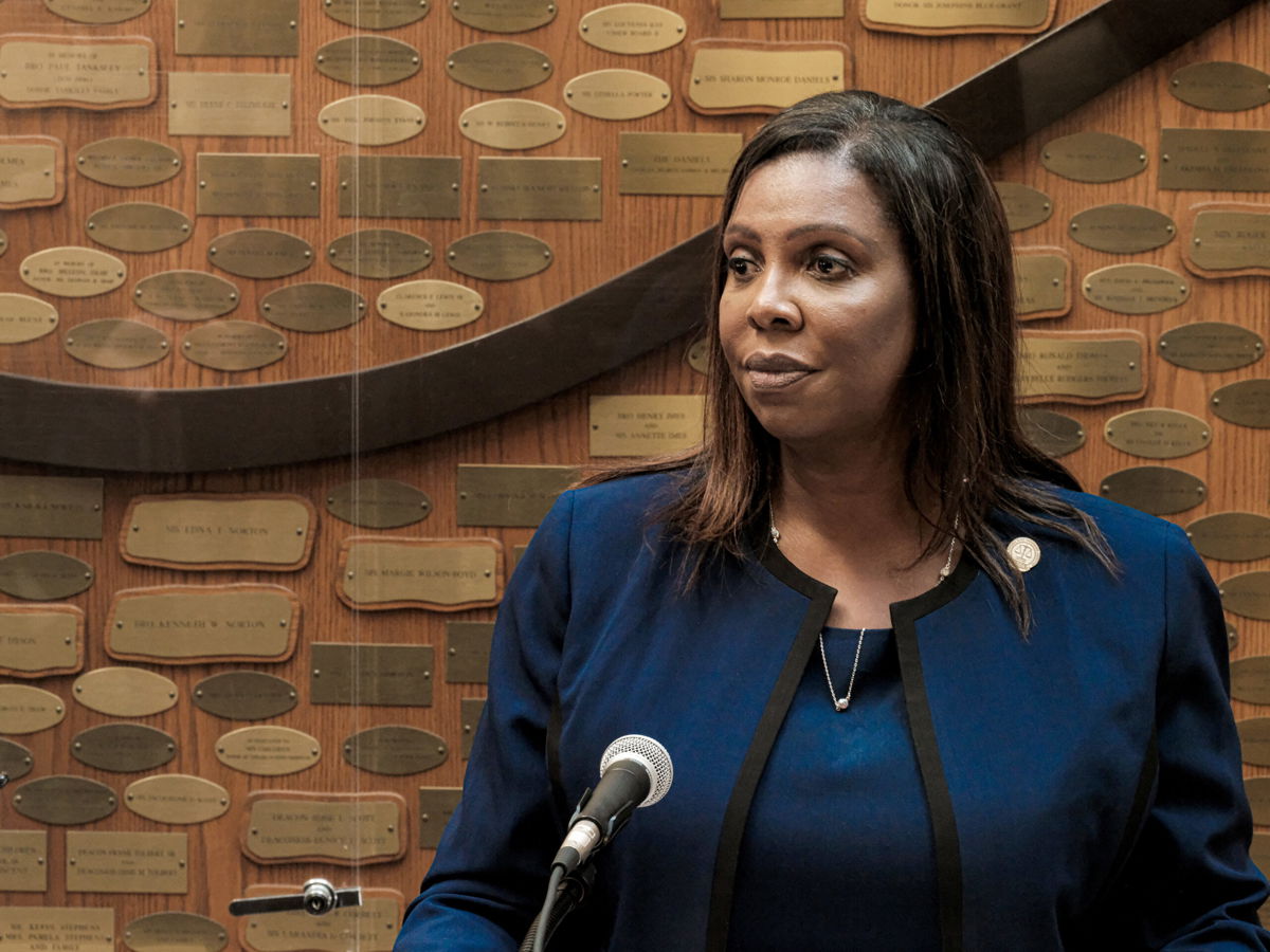 <i>Joshua Rashaad McFadden/Getty Images</i><br/>New York Attorney General Letitia James announced December 9 that she is ending her bid for governor of the state and instead running for reelection.