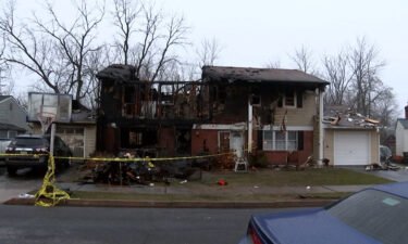 A father and his two sons died on Christmas Day when their house caught fire.