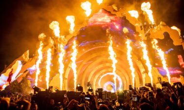 Travis Scott performs at the Astroworld Music Festival in Houston on November 5.