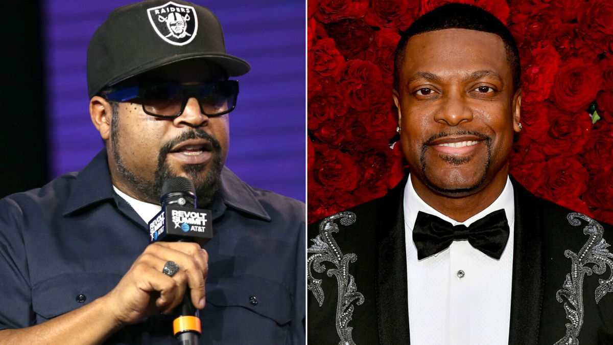 <i>Getty</i><br/>Ice Cube (left) reveals Chris Tucker turned down $12M for a role in the 'Friday' sequel. Ice Cube and Tucker starred in the 1995 film 