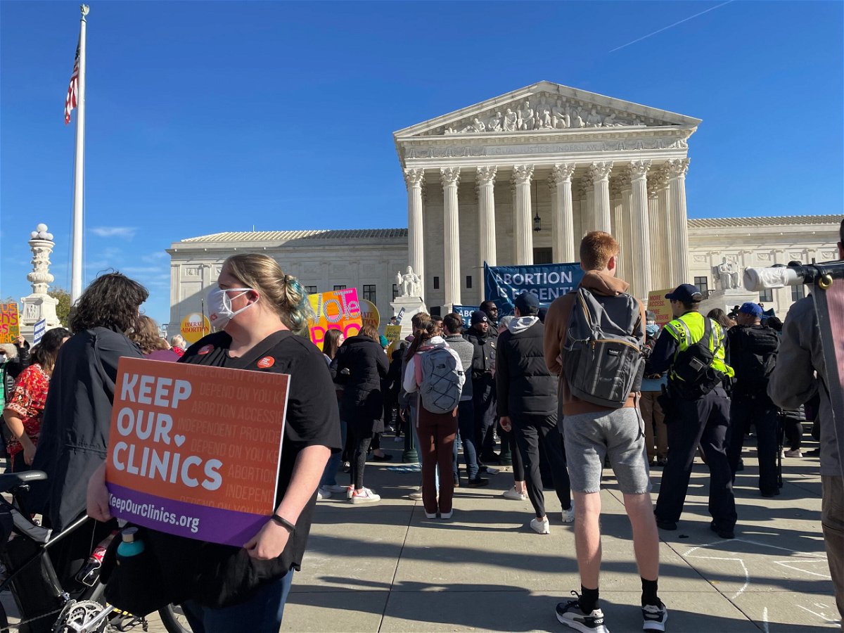 <i>Liberate Abortion</i><br/>Many people are intently watching the outcome of a United States Supreme Court hearing over access to abortion; oral arguments began December 1.