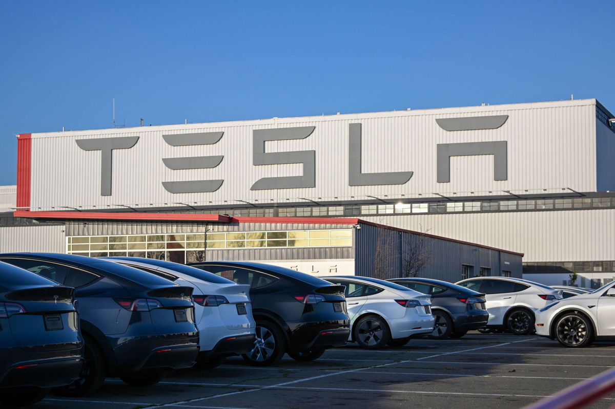 <i>Dylan Stewart/Image of Sport/Sipa USA/Reuters</i><br/>Tesla employee