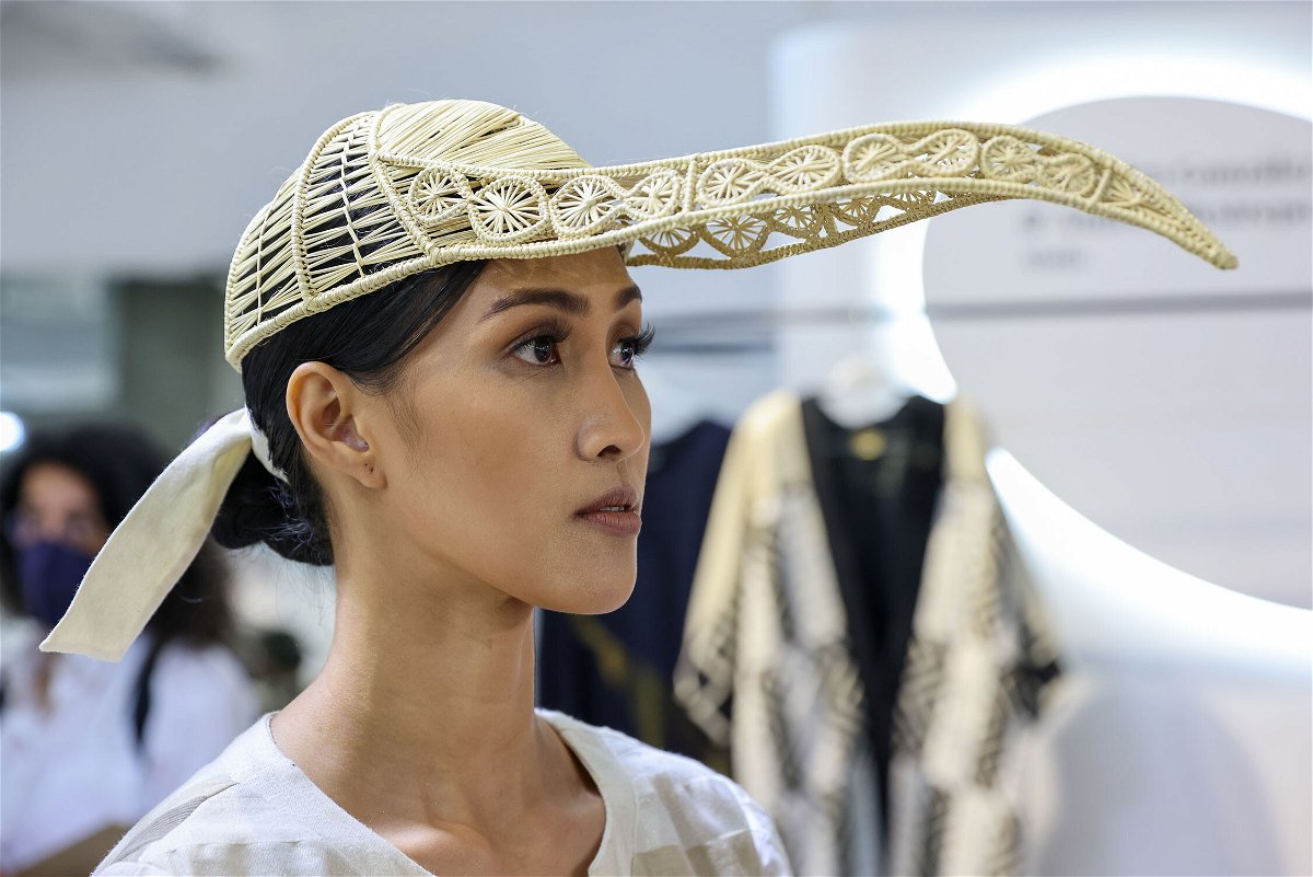 <i>David M. Benett/Fashion Trust Arabia/Getty Images</i><br/>Middle Eastern designers are claiming their own space in fashion. One of the looks shown during the Fashion Trust Arabia Prize 2021 at M7 on November 03 in Doha