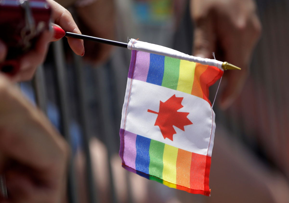 <i>Lynne Sladky/AP</i><br/>Canada banned conversion therapy