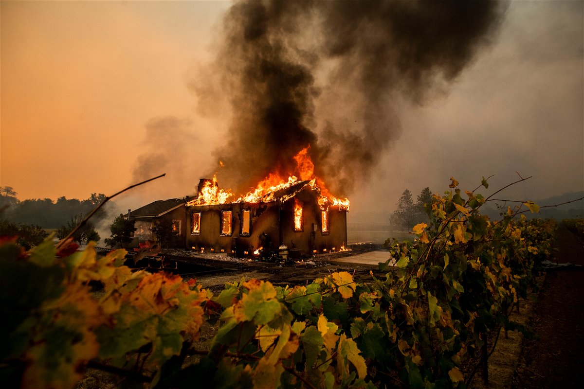 <i>Noah Berger/AP/FILE</i><br/>The Kincade Fire ravaged Sonoma County