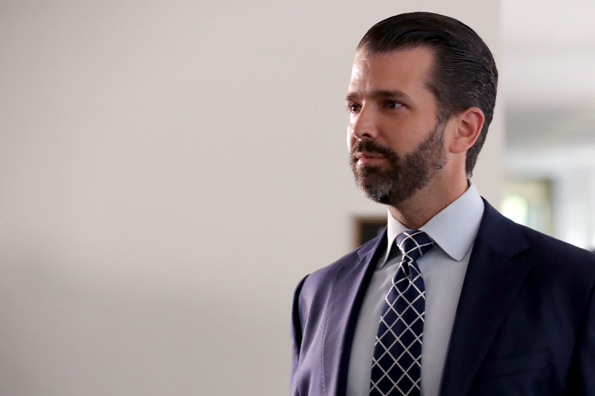 <i>Chip Somodevilla/Getty Images</i><br/>Donald Trump Jr. said in a series of text messages to then-White House chief of staff Mark Meadows that his father needed to 