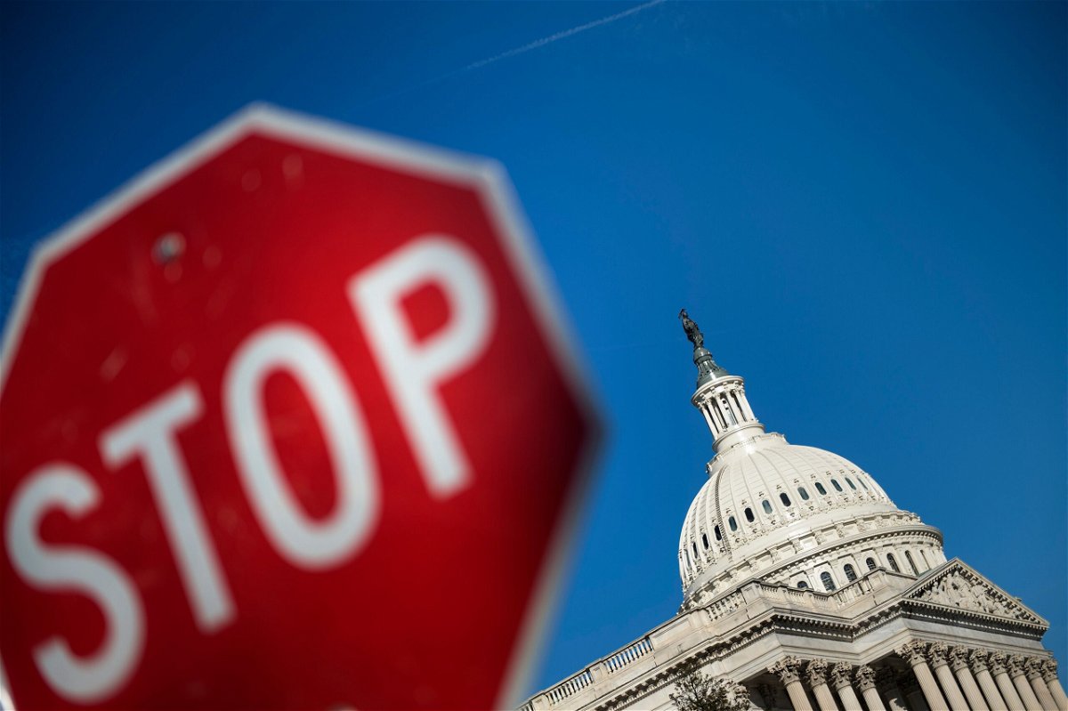 <i>BRENDAN SMIALOWSKI/AFP/Getty Images</i><br/>Congress could be barreling toward another government shutdown at midnight on Friday if Republicans and Democrats don't pass a bill to fund the government by then.