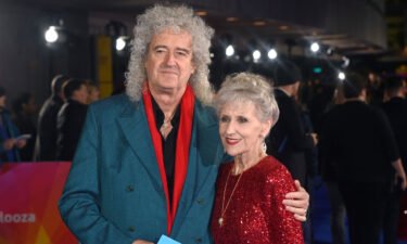 Brian May (left) seen here with wife Anita Dobson
