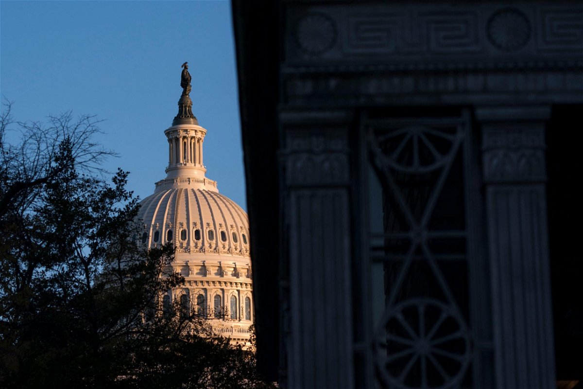 <i>Sarah Silbiger/Getty Images</i><br/>The Capitol dome seen November 13