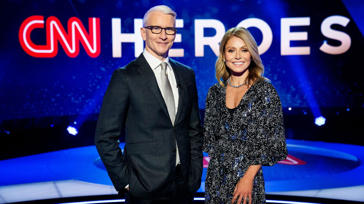 <i>John Nowak/CNN</i><br/>CNN Heroes taping with Anderson Cooper & Kelly Ripa on Tuesday