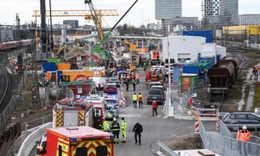 Three people have been injured in an explosion caused by an old aircraft bomb near a busy train station in the German city of Munich