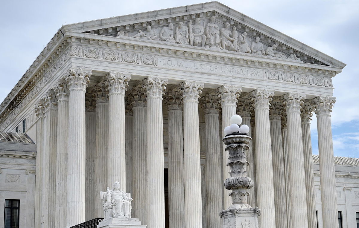 <i>OLIVIER DOULIERY/AFP/Getty Images</i><br/>The US Supreme Court  is seen on March 27