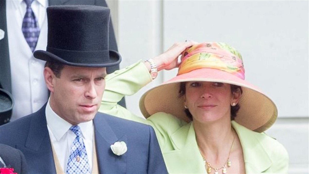 <i>Shutterstock</i><br/>Prince Andrew and Ghislaine Maxwell are seen at Royal Ascot in the UK on June 22