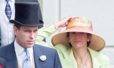 Prince Andrew and Ghislaine Maxwell are seen at Royal Ascot in the UK on June 22