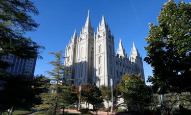 The Salt Lake Temple is pictured on October 5