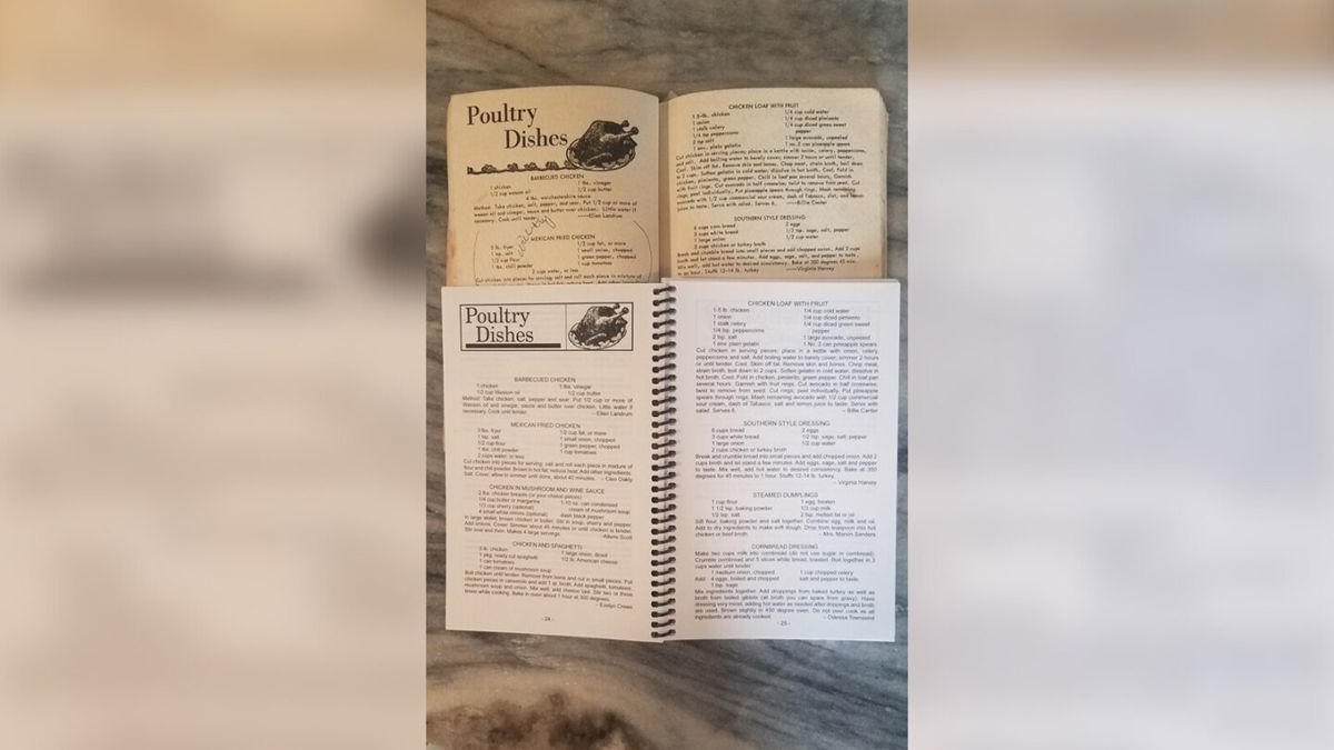 <i>Courtesy Dusty Hudgins</i><br/>The reprinted cookbook