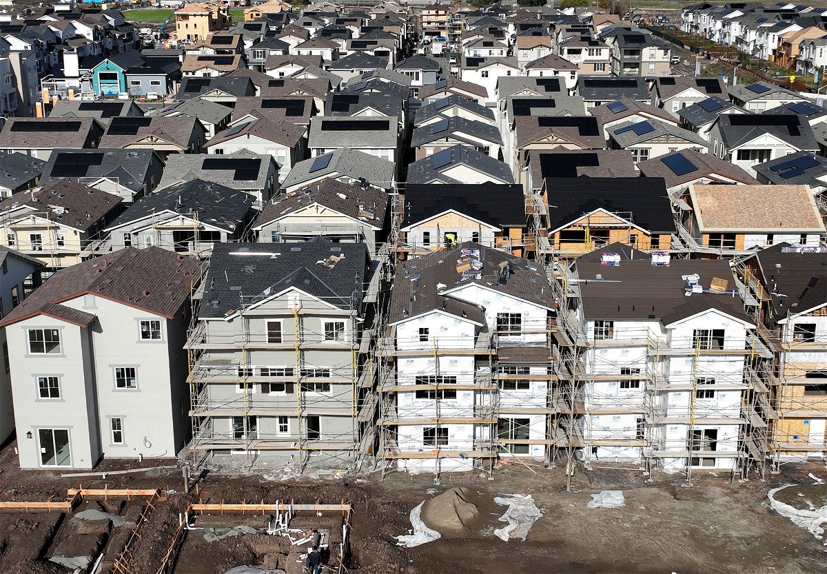 <i>Justin Sullivan/Getty Images</i><br/>The government reported that housing starts and building permits in November both rose more than expected from October levels