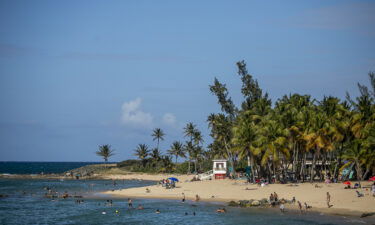 The Escambron beach in San Juan