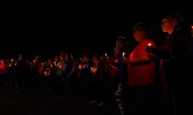 A candlelight vigil was held December 14 in Mayfield