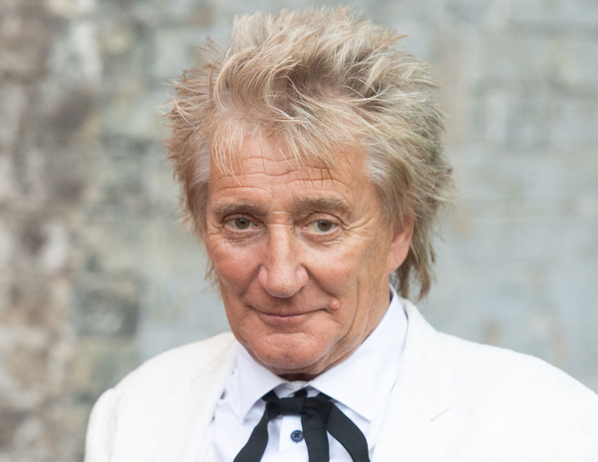 <i>Samir Hussein/WireImage/Getty Images</i><br/>Singer Sir Rod Stewart and his son