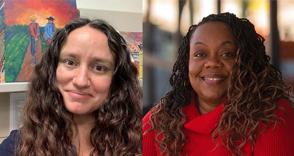 Christy Walker of COCC (left) and Erika McCalpine of OSU-Cascades
will co-lead the virtual Jan. 24 Forum on Racism