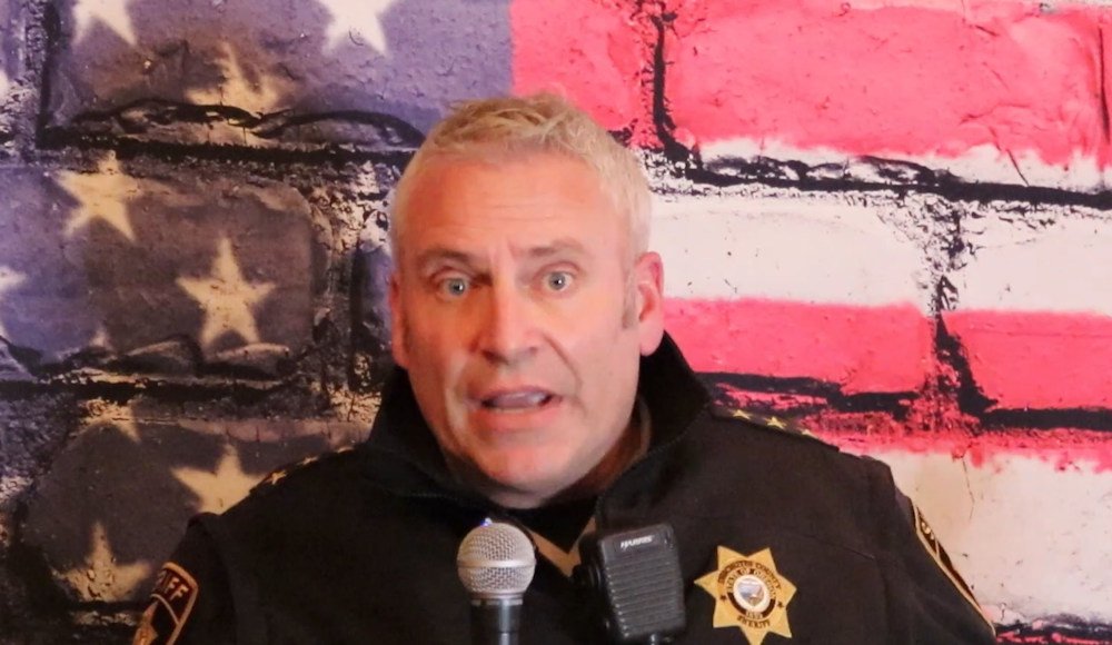 Deschutes County Sheriff Shane Nelson addresses People's Rights group