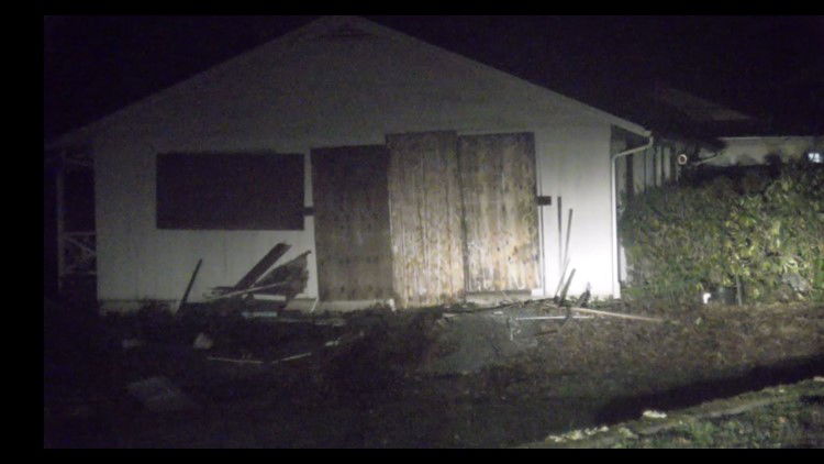 Home in Keizer boarded up after vehicle crashed into it, killing woman inside, seriously injuring man