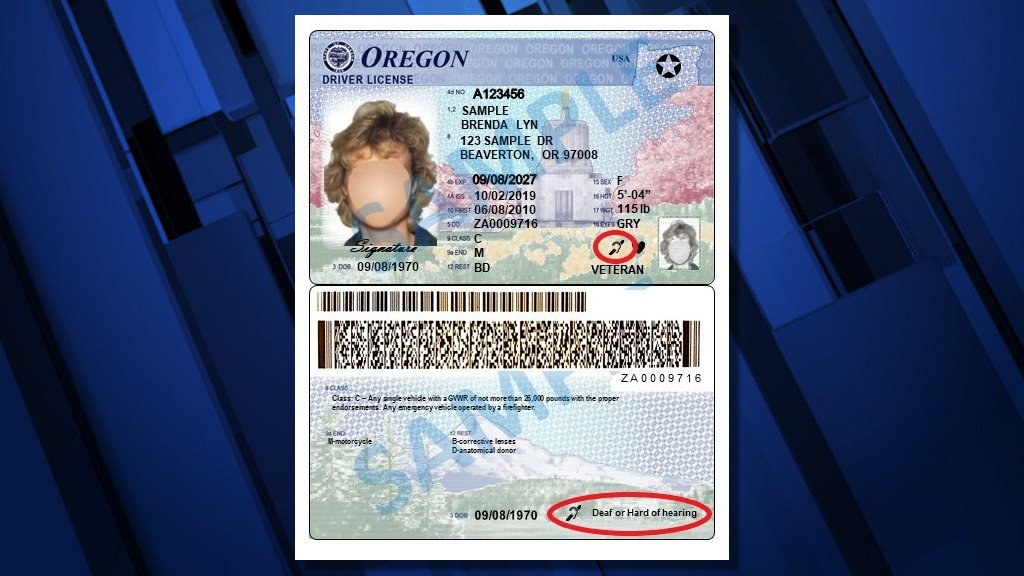 New Oregon driver license designation for deaf, hard-of-hearing