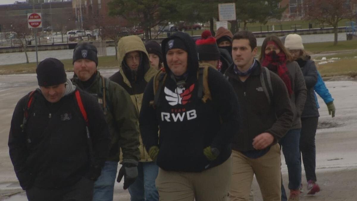 <i>WNEM</i><br/>A group of Michigan residents got a head start to their New Year's Resolutions on Saturday by rucking 20.22 miles.