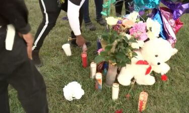 A memorial grows for 15-year-old Jania Tatum