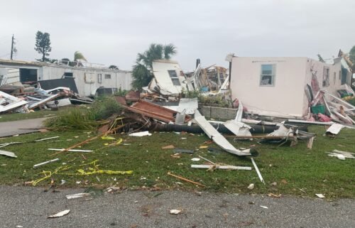 Homes sustained damage from an EF1 tornado in Charlotte County.