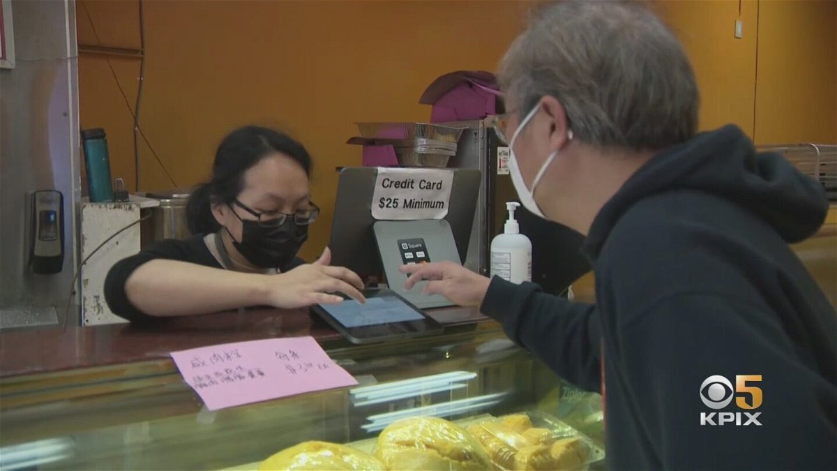 <i>KPIX</i><br/>Chinatown cash-only businesses convert to credit to stop attacks an Asians.