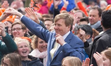 King Willem-Alexander of The Netherlands attends celebrations marking his 49th birthday on King's Day on April 27